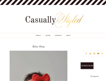 Tablet Screenshot of casuallystyled.com